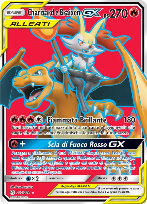 Charizard e Braixen GX