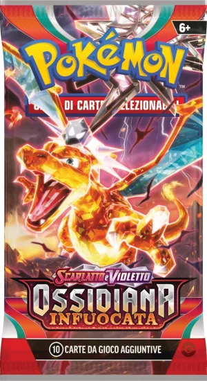 Bustina Pacchetto Ossidiana Infuocata artwork Charizard