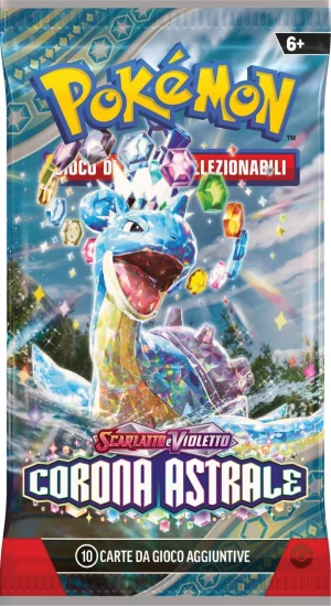 Bustina Pacchetto Corona Astrale artwork Lapras