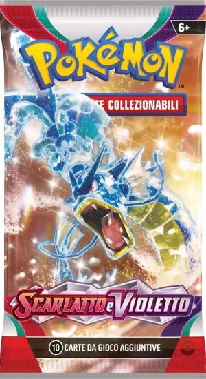 Bustina Pacchetto Scarlatto e Violetto artwork Gyarados