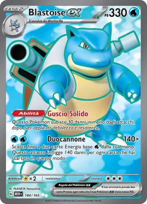 Blastoise EX (MEW 184)