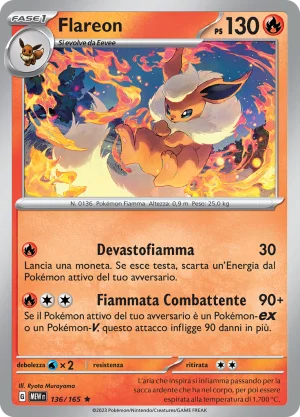 Flareon - Reverse - (MEW 136)