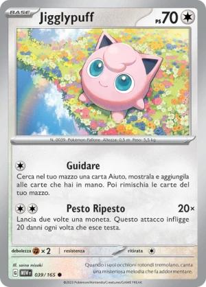 Jigglypuff - Reverse - (MEW 039)