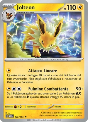 Jolteon - Reverse - (MEW 135)