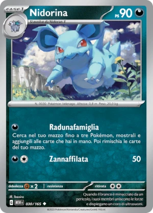 Nidorina - Reverse - (MEW 030)