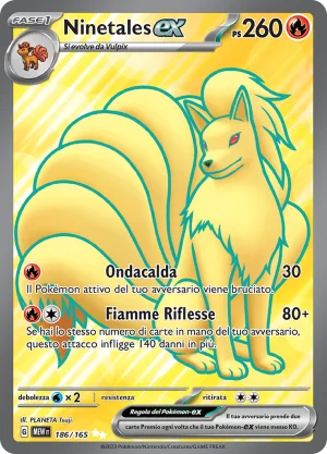 Ninetales EX (MEW 186)