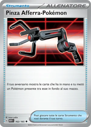 Pinza Afferra-Pokémon - Reverse - (MEW 162)