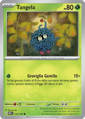 Tangela - Reverse - (MEW 114)