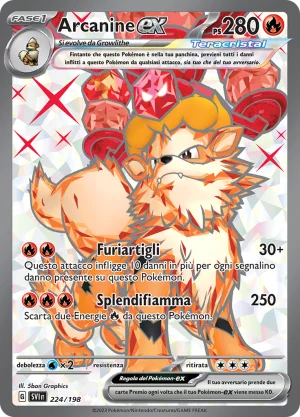 Arcanine EX (SVI 224)